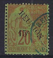 FRANCE Colonies Réunion:  Le Y&T 30 Belle Obl. CAD Bleue - Used Stamps