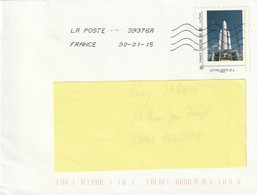 France 2015 : Montimbramoi Lettre Verte Navette - Storia Postale