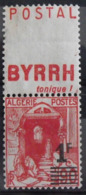 Algérie N° 158A ** (gomme Coulée) . 1F/90c. Carnet. Bande Publicitaire Publicité. Double Pub. - Unused Stamps