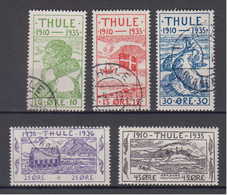 Denmark Greenland Thule Mi# 1-5 Used 1935 - Gebraucht