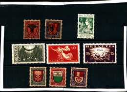 94114) SVIZZERA-LOTTO DI FRANCOBOLLI-MLH*-SG - Unused Stamps