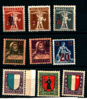 94116) SVIZZERA-LOTTO DI FRANCOBOLLI-NUOVI - Unused Stamps