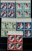 YEMEN 1967 WINTER OLYMPICS GAMES GRENOBLE 1968 BLOCK OF 4 MI No 619-23 MNH VF!! - Winter 1968: Grenoble