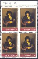 1983. USSR/Russia, Rembrandt, Hermitage Museum, 4 Stamps In Block, Mint/** - Nuevos