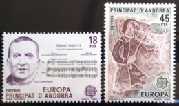 EUROPA        ANNEE 1985        ANDORRE ESPAGNOL      N° 172/173           NEUF** - 1985