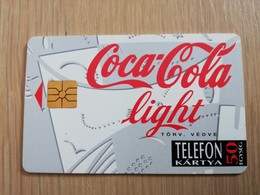 HONGARIA  50EG   CHIP CARD   COCACOLA LIGHT      Fine Used    **1818** - Ungarn