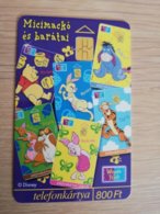 HONGARIA  800   CHIP CARD  COMICS WINNIE POOH    ONLY 20000     Fine Used    **1827** - Ungarn