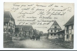 3655 Balschwiller Rue Principale WW1 Ruines Première Guerre Mondiale 1916 De Victor  Blazeix De Billom ? - Andere & Zonder Classificatie