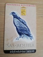 HONGARIA  800FT    CHIP CARD  SAS AQUILA BIRD       Fine Used    **1831** - Ungarn