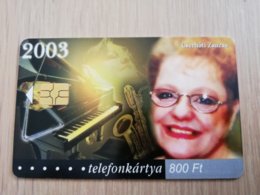 HONGARIA  800FT    CHIP CARD   CSERHATI ZSUZSA      Fine Used    **1835** - Ungarn