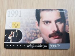 HONGARIA  800FT    CHIP CARD   FREDDY MERCURY      Fine Used    **1836** - Ungarn