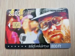 HONGARIA  800FT    CHIP CARD  MAURICE ERNEST GIBB      Fine Used    **1837** - Ungarn