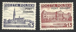 POLAND / POLSKA --OVERPRINT PORT GDANSK--1937 --MH - Occupations