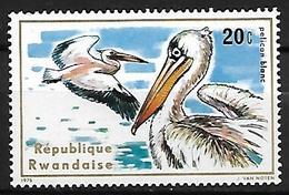 Rwanda - MNH 1975 :  Great White Pelican  -  Pelecanus Onocrotalus - Pelikanen