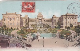 CPA  Marseille   -   Le Palais Longchamp - Cinq Avenues, Chave, Blancarde, Chutes Lavies