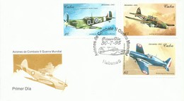 CUBA,  SOBRE  CONMEMORATIVO  AEREO  AÑO  1995 - Covers & Documents