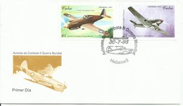 CUBA,  SOBRE  CONMEMORATIVO  AEREO  AÑO  1995 - Briefe U. Dokumente