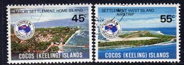 Cocos (Keeling) Islands 1984 Ausipex Stamp Exhibition Set Of 2, Used, SG 119/20 (AU) - Cocos (Keeling) Islands