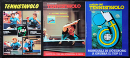 ITALIE - TENNISTAVOLO - Revue Revista - Lots De 9 Magazines - Tennis Table - Ss - Tenis De Mesa