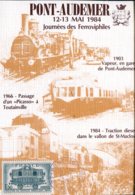 27 - Pont Audemer : Journée Des Ferroviphiles - 12-13 Mai 1984 - Bourses & Salons De Collections