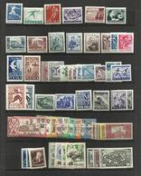 Pologne Année Complète ** 1954  YT  733/791   59 Timbres  Poland  Polen Polska - Années Complètes