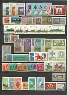 Pologne Année Complète ** 1961  YT  1082/1139    58  Timbres  Poland  Polen Polska - Annate Complete