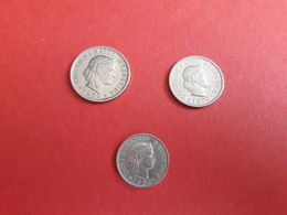 20, 10, 5 Lire, 1974, 1976, 1968 - Other & Unclassified