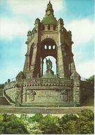 Porta Westfalica (Deutschland, Nordrhein-West.) Kaiser Wilhelm Denkmal, Emperor William Monument, Panorama - Porta Westfalica