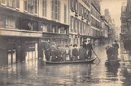 PARIS-75006-RUE JACOB ANGLE DE LA RUE BONAPARTE - INONDATION 1910 - Arrondissement: 06
