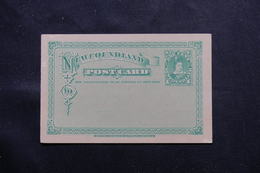 CANADA / TERRE NEUVE - Entier Postal Type Prince De Galles Non Circulé - L 60124 - Postal Stationery