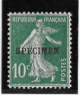 France Cours D'Instruction N°159 - Spécimen - Neuf * Avec Charnière - TB - Cours D'Instruction