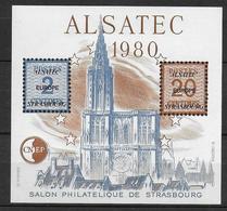 CNEP - 1980 - BLOC SALON ALSATEC De STRASBOURG ** MNH - CNEP