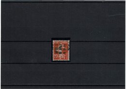 VARIETE - SEMEUSE CAMEE 10c ROUGE OBL. GROS POINTS Y/T 138  TB - Unused Stamps