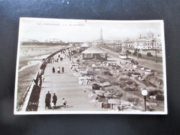 Carte Photo_THE PROMENADE, S.S. BLACKPOOL_en 1935 - Blackpool
