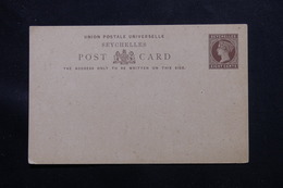 SEYCHELLES - Entier Postal Type Victoria , Non Circulé - L 60140 - Seychellen (...-1976)