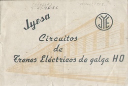 Catalogue JYESA JYE Circuitos Trenes Eléctricos De Galga HO - en Espagnol - Non Classificati