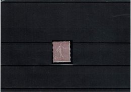VARIETE - SEMEUSE LIGNEE 45c LILAS VIOLET CLAIR Y/T 197a ** TB - Unused Stamps
