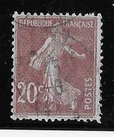 France N°139 - Variété Impression Défectueuse - Oblitéré - TB - 1906-38 Säerin, Untergrund Glatt