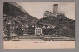 CH SG Sargans 1908-08-02 Relief-Foto (geprägt) Geschw. Wildhaber - Sargans