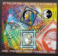 CNEP - 1998 - BLOC SALON De PARIS - 150 ANS Du 1° TIMBRE FRANCAIS - YVERT N°28 ** MNH - CNEP