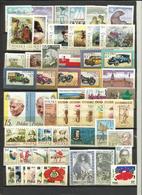 Pologne Année Complète ** 1987   YT  2886:2940   55  Timbres  Poland  Polen Polska - Full Years