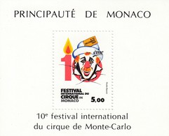 Monaco Bloc  29 .. Cirque, Clown .. Sans Charnière --  MNH .. Super .. Cote  6.50 € - Cirque