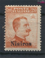 Ägäische Inseln 11VII Mit Falz 1912 Aufdruckausgabe Nisiros (9438171 - Aegean (Nisiro)