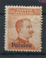 Ägäische Inseln 11VIII Mit Falz 1912 Aufdruckausgabe Patmos (9438168 - Egeo (Patmo)