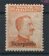 Ägäische Inseln 11XI Mit Falz 1912 Aufdruckausgabe Scarpanto (9438157 - Egeo (Scarpanto)