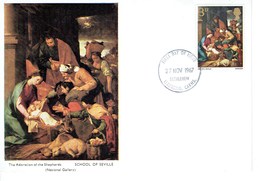 CARTE MAXIMUM  THE ADORATION OF THE SHEPHERDS - Cartes-Maximum (CM)