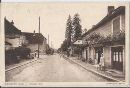 CPA - 39 - Jura - Cramans  - Grande Rue - Commerce L - Animée - Villers Farlay