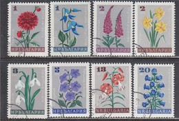 Bulgaria 1966 -Garden Flowers, Mi-Nr. 1683/90, Used - Oblitérés