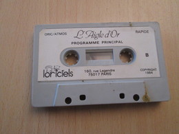 BACPLASTCAV Cassette Pour Jeu L'AIGLE D'OR 1984 LORICIELS ORIC ATMOS Tel Que Sur Photos - Sonstige & Ohne Zuordnung