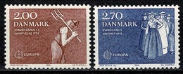 DINAMARCA 1982 - EUROPA CEPT - HECHOS HISTORICOS - YVERT Nº 752/753** - Nuovi